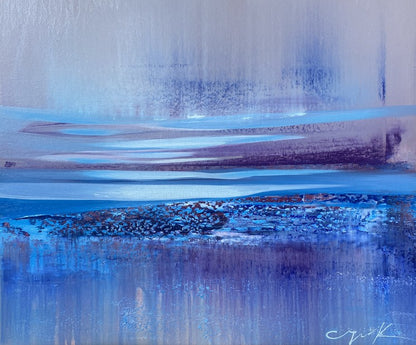 Endless Horizon – Hand-Woven Ocean Art