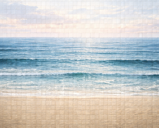 Endless Horizon – Hand-Woven Ocean Art